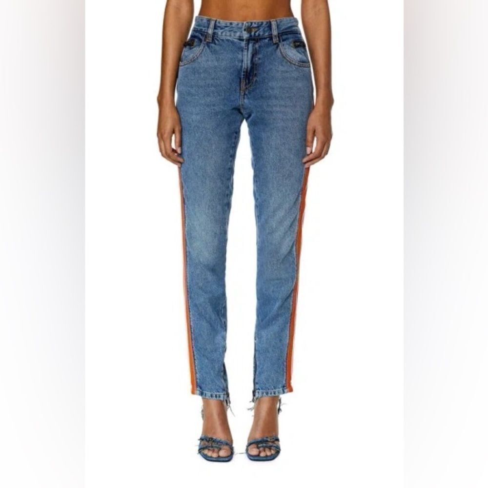 Diesel NWT D-VISION EMAT Straight Leg Denim Jeans Size 28